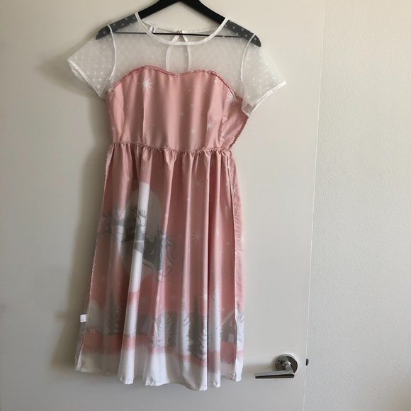 Vintage Christmas Dress, Small - Picture 14 of 15